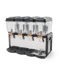 Cofrimell CD4J - Four Head Refrigerated Juice Dispenser - 4 x 12 L