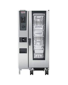 Rational CF2ERRA.0000261 iCombi Classic Single 20-Half Size Electric Combi Oven with Manual Controls - 208/240V, 3 Phase