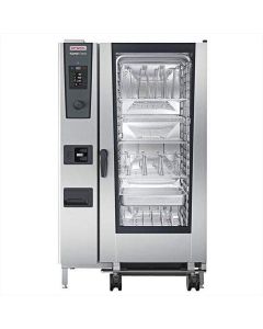 Rational CG2ERRA.0000264 iCombi Classic Single 20-Full Size Electric Combi Oven with Manual Controls - 208/240V, 3 Phase