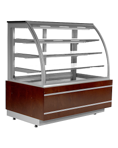 Frost Tech CM3-WRP 37 1/4" Curved Glass Refrigerated Bakery Display Case
