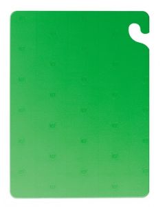 San Jamar Cut-N-Carry Color Cutting Board, Green CB182434GN