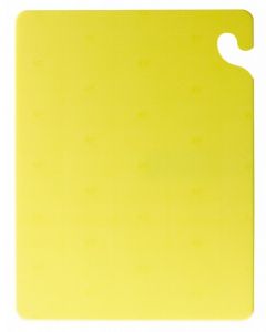 San Jamar Cut-N-Carry Color Cutting Board, Yellow CB182434YL