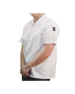 Chef Revival Cook Shirt Short Sleeve, Black, PC-Blend CS006BK