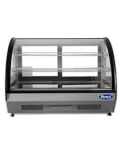 Atosa CRDC-46 Countertop Refrigerated Display Curved - 4.6 Cu Ft