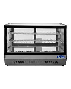 Atosa CRDS-56 Countertop Refrigerated Display Square - 5.6 Cu Ft