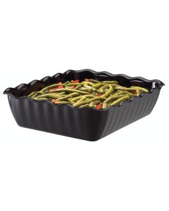 Cambro DC10110 4.9 Qt Square Black Deli Crock