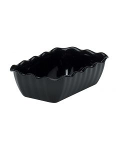 Cambro DC5110 Rectangular Deli Crock - Black 2.2 Qt