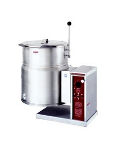 Crown Steam EC-12TW 12 gal. Steam Kettle with Tilt Console, 2/3 Jacketed, Electric, Table top