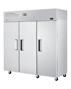Turbo Air ER72-3-N-V E-Line 78" Solid Three Door Reach-In Refrigerator