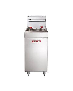 Vulcan LG500 65-70 lb. Natural Gas Floor Fryer - 150,000 BTU