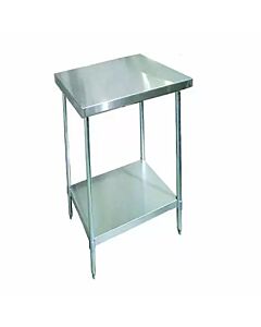Zanduco 24" Depth All Stainless Steel Worktable with Undershelf