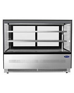 Atosa RDCS-60 Floor Model Refrigerated Display Square - 20.2 Cu Ft