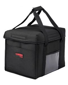 Cambro GoBag GBD151212110 Black Insulated Food Delivery Bag, Sandwich - 15" x 12" x 12"