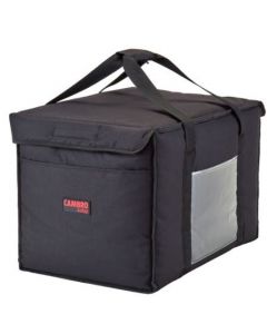 Cambro GoBag GBD181412110 Black Insulated Food Delivery Bag, Jumbo - 18" x 14" x 12"