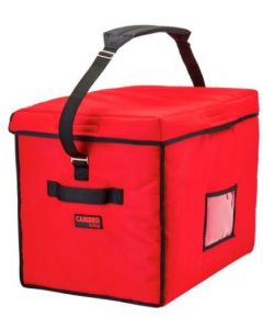 Cambro GoBag GBD211517521 Red Insulated Food Delivery Bag, Stadium - 21" x 15" x 17"