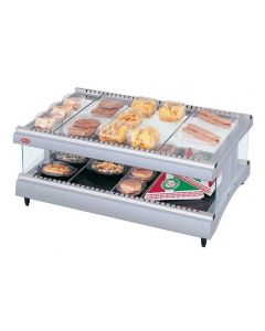 Hatco GR3SDH-39 Glo-Ray 39" Self Service Glass Merchandising Display Warmer- 2 Shelves