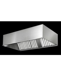 Fast Kitchen Hood LP-SSH-MUA Wall Type Make Up Air Commercial Exhaust Hood for Low Ceiling Kitchens