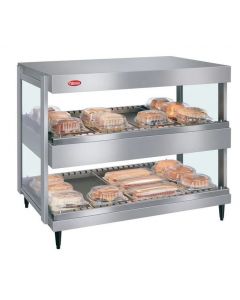 Hatco GRSDH-30D Glo-Ray 30" Self Service Countertop Merchandising Display Warmer- 2 Shelves