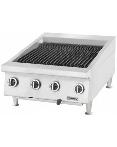 Garland GTBG36-AR36 Heavy Duty Gas Radiant Char-Broiler with Adjustable Grates - 108,000 BTU