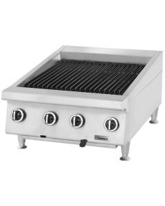 Garland GTBG24-AR24 Heavy Duty Gas Radiant Charbroiler with Adjustable Grates -72,000 BTU