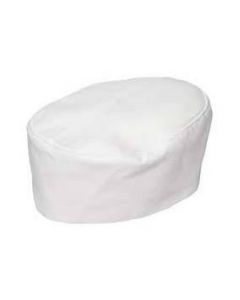 Chef Revival Pill Box Hat , PC Blend , White H002-R