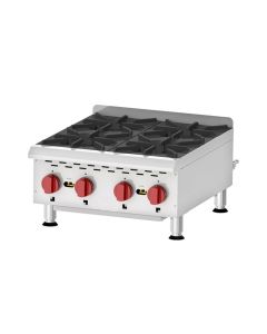 Zanduco Countertop Stainless Steel Gas Hot Plate with 4 Burners