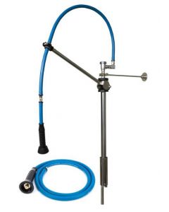 HIMI Instinct IF5402 Wall Mount Pre-Rinse Faucet With 54" Hose – Vacuum Breaker & 6" Extension Hose