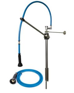 HIMI Instinct IF6002 Wall Mount Pre-Rinse Faucet With 60" Hose – Vacuum Breaker & 6" Extension Hose