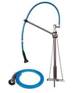 HIMI Instinct IF6005 V Mount Pre-Rinse Faucet With 60" Hose – Vacuum Breaker & 6" Extension Hose