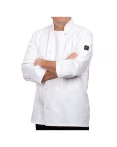 Chef Revival Basic Jacket , Long Sleeve , Clear Pearl Button , PC,Blend J100