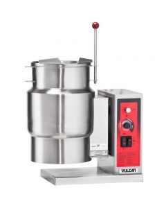 Vulcan K12ETT Manual Tilting 12-Gallon Electric Steam Kettle - 208V, 3 Phase