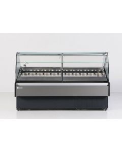 Hydra-Kool KFM-GL-40-S 40.4" Gelato Dipping Cabinet with 10 Pan Capacity