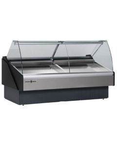 Hydra-Kool KFM-SC-50-S 52.2" Curved Glass Refrigerated Seafood Display Case