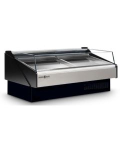 Hydra-Kool KFM-SO-100-R 101.4" Open Refrigerated Seafood Display Case