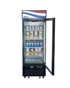 Atosa MCF8720GR 27" Bottom Mount Single Glass Door Reach In Merchandiser Freezer
