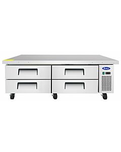 Atosa MGF8453GR 72" Four Drawer Chef Base
