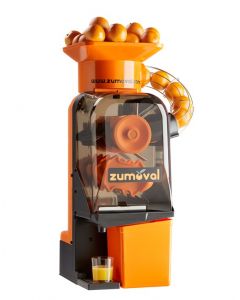 Zumoval MINIMATIC Orange Juicer - Compact with Automatic Feeder, Automatic Shower and Self Tap