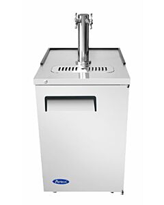 Atosa MKC23GR 23" Stainless Steel Keg Cooler with 1 Dual Tap Tower