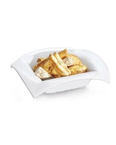 GET ML-100-W Geneva™ 2 qt. (2.3 qt. Rim-Full), 12.5" Square Bowl, 2.5" Deep - 6/case