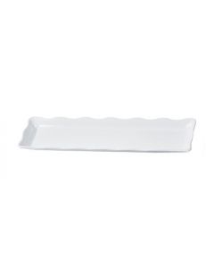 GET ML-112-W Bake & Brew™ 19" x 5.25" Display Tray, 1" Deep - 12/case