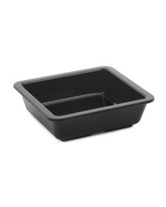 GET ML-122-BK Milano™ 6 oz. (8 oz. Rim-Full), 4.75" Square Side Dish, 1"  Deep - 12/case