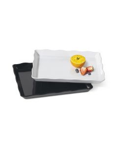 GET ML-155-W Bake & Brew™ 14" x 11.5" Display Tray, 1.25" Deep - 6/case
