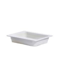 GET ML-18-W GN Melamine Food Pans 12.5"x 10.25", 1/2 Size Insert Pan, 2.5"Deep - 3/case
