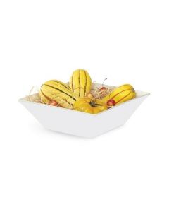 GET ML-248-W Siciliano™5.7 qt. (6 qt. Rim-Full), 12" Square Bowl, 4.25" Deep - 3/case