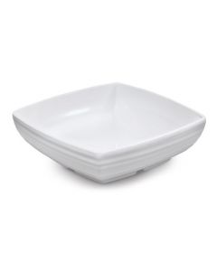 GET ML-67-W Milano™ 2.5 qt. (2.5 qt. Rim-Full), 9" Square Bowl, 2.75" Deep - 12/case