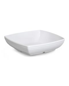 GET ML-69-W Milano™ 4 qt. (4.5 qt. Rim-Full), 11.75" Square Bowl, 3" Deep - 6/case