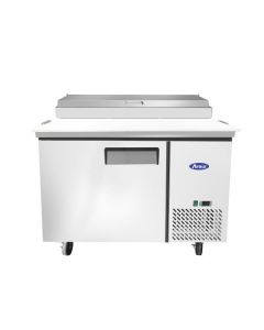 Atosa MPF8201GR 44" Single Door Refrigerated Pizza Prep Table - 6 Pan