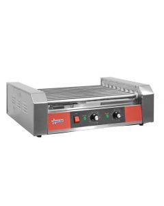 Omcan Hotdog Roller with 9 Rollers - Without Sneeze Guard