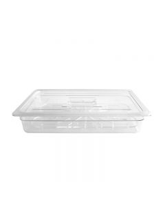 Omcan Full-Size Clear Polycarbonate Food Pan – 4" Deep