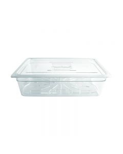 Omcan Full-Size Clear Polycarbonate Food Pan – 6" Deep